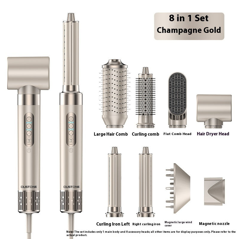 Styluxe™- 8 In 1 Hair Curler Blowing Combs