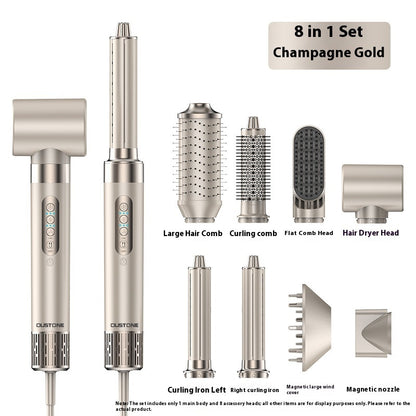 Styluxe™- 8 In 1 Hair Curler Blowing Combs