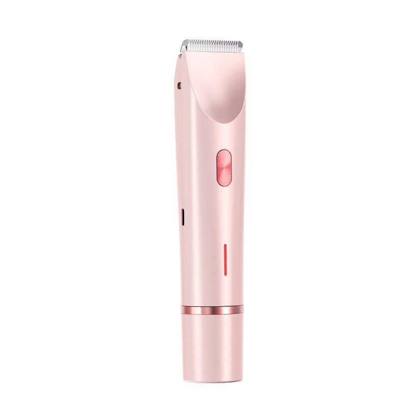 Silque™ - 2 In 1 Hair Remover Women's Double Head Shaver Private Pubic Hair Trimmer